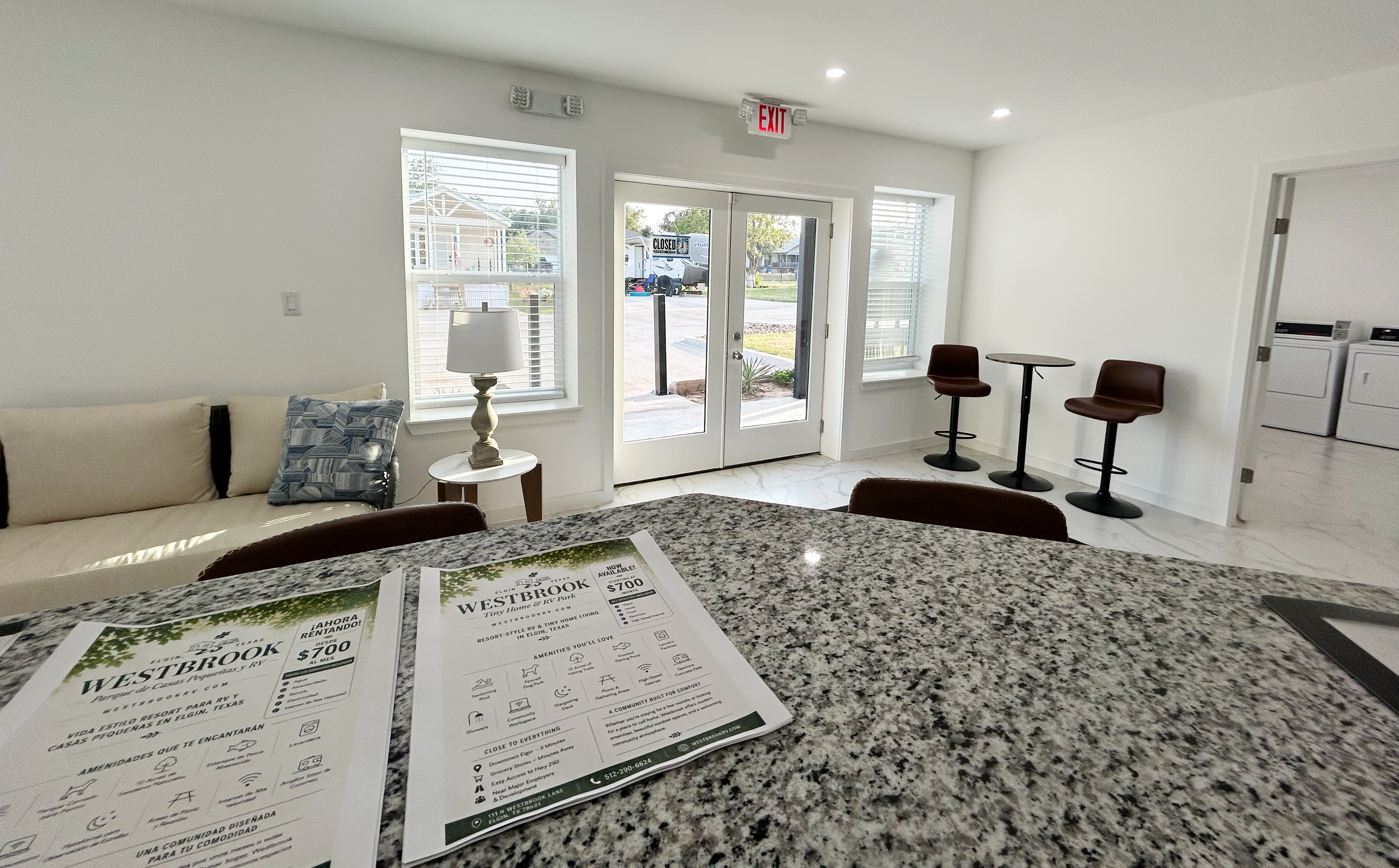 Amenity Center Welcome Desk